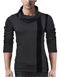 Seven Rocks Men's Muffler Neck Cotton Tshirt - NEIGHBOUR JOY