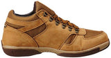 Woodland Men's Camel Leather Sneakers - 9 UK/India (43 EU)