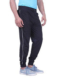 Thread Swag Men's Slim Fit Track Pant - Black