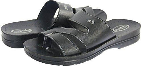 EVA Daily wear Men VKC Stile Black Slipper, Size: 6-10 Uk