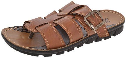 Paragon Men's Tan PU Slippers (10) - NEIGHBOUR JOY