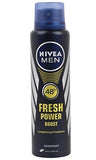 Nivea Men Fresh Power Boost Deodorant, 150ml