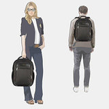 The Clownfish Nation Series 40 litres Bag College Bag,Laptop Bag ,Travel Backpack & Raincover for Backpacks,Black