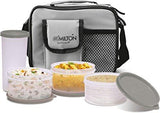 Milton Meal Combi Plastic Lunch Box Set, Grey (EC-SOF-FST-0008_GREY)