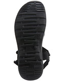 VKC Men's Black Nylon Sandals (3-VP-2525-BK-G08) - 8 UK