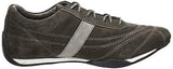 Woodland Men's Dark Grey Leather Sneakers - 9 UK/India (43 EU)