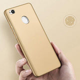 WOW Imagine All Sides Protection "360 Degree" Sleek Rubberised Matte Hard Case Back Cover For XIAOMI MI REDMI 4 ( MAY 2017 LAUNCH ) - Champagne Gold