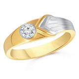 VK Jewels Gold and Rhodium Plated Alloy Ring Combo for Men - COMBO1435G [VKCOMBO1435G]