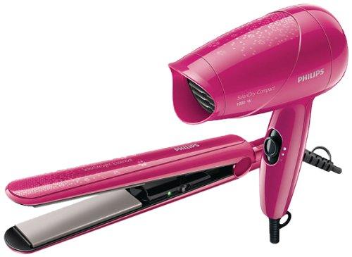 Philips HP 8643 Hair Straightener and Hair Dryer Combo Pack (Miss Fresher's Pack)