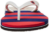 Woodland Men's Red and Navy Flip Flops Thong Sandals - 6 UK/India (40 EU)