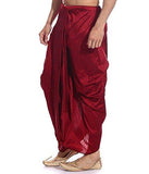 Royal Men's Luxury Maroon Dhoti