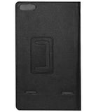 Colorcase Tab Flip Cover Case for Micromax Canvas Tab P681 - Black - NEIGHBOUR JOY