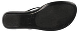 VKC Pride Women's Black PU Slippers - 6 UK