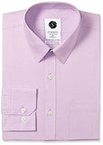 Symbol Men's Formal Solid Regular Fit Shirt (SYMPOP1_42_Lilac)