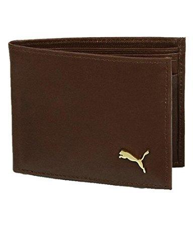 Puma Genuine brown Men's regular Wallet - NEIGHBOUR JOY