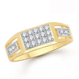 Meenaz Rings For Men Gold Gents Ring In Fashion Jewellery For Men In American Diamond Cz FR352 (22) - NEIGHBOUR JOY