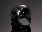 Sorella'Z Black Metal Gothic Bikers Skull Finger Ring For Mens - NEIGHBOUR JOY