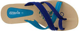 Vkc Pride Women's Sandal and Blue Synthetic Slippers - 7 UK