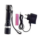 Cree Zoom LED Light Torch 18650 Rechargeable Aluminum Alloy Torch 3 Modes 500LM Ultra Bright Flashlight Long Distance Visible Upto 500 Meter Waterproof Design - NEIGHBOUR JOY