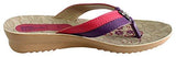 VKC Women's Purple and Pink Fashion Sandals_8 UK