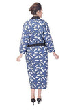 Switchon Cotton printed free size Bathrobe