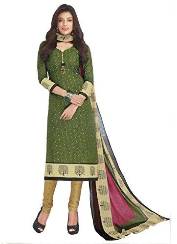 Miraan Unstitched Cotton Dress Material / Churidar Suit for Women | Party wear | Free Delivery - NEIGHBOUR JOY