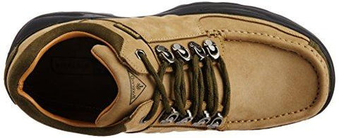 Woodland Men's Khaki Leather Sneakers UK/India (40 EU