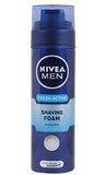 Nivea Men Fresh Active Shaving Foam - 200 ml