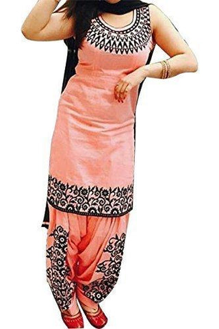 Women's Cotton Silk Salwar Suit Dress Material (EV_SalwarSuit_patiyala_UnStitched)