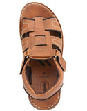 VKC Men's Tan Synthetic Leather Sandals (3-VP-3065-TA-G10) - 10 UK