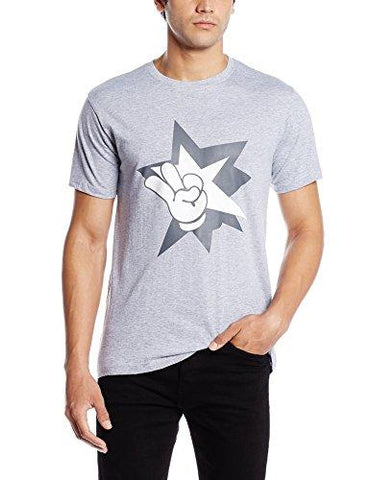 Cloth Theory Men's T-Shirt (CTABSROCKHAND_XX-Large_Grey Melange) - NEIGHBOUR JOY