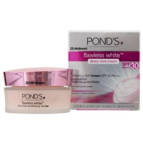 Pond's Flawless White Dewy Rose Cream SPF30 PA+++/ Rose Gel Brand New Imported