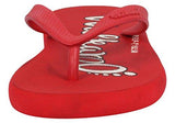 VKC Pride Men's Red Rubber Flip-Flops - 6 UK