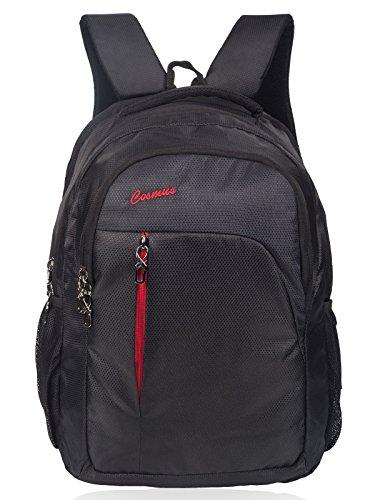 Cosmus Linux 39 litres Black & Red Laptop Backpack - NEIGHBOUR JOY