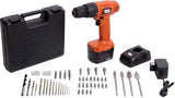 Black + Decker CD121K50 12-Volt Cordless Drill/Driver with Keyless Chuck and 50 Accessories Kit - NEIGHBOUR JOY