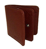 Orbit Brown Leather Men's Wallet - NEIGHBOUR JOY