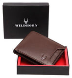 WildHorn® Old River Brown Genuine High Quality Mens Leather Wallet