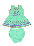 Sathiyas Akash Baby Girls 100% Hosiery Cotton Fancy Dresses (Set of 5 Dresses) (asvinfIC402_Multicolour_3-6 Months) - NEIGHBOUR JOY