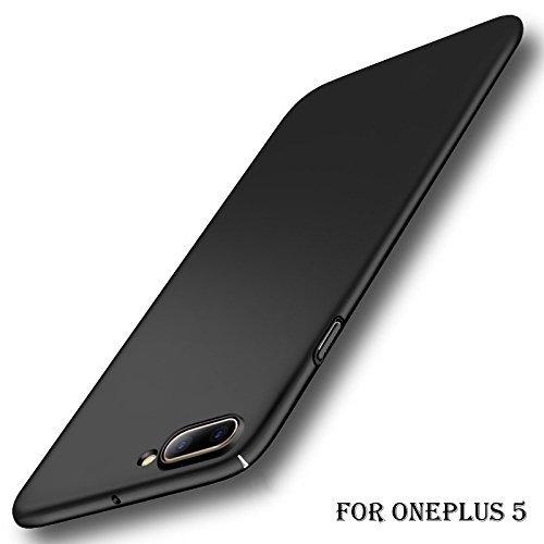 Kaira [Full Coverage] All Sides Protection 4 Cut 360 Degree Sleek Rubberised Matte Hard Case Back Cover For OnePlus 5 (Black) - NEIGHBOUR JOY