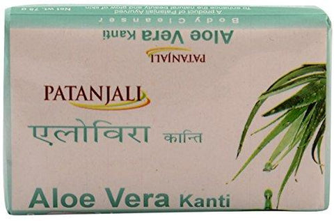 Patanjali Kanti Body Cleanser Soap - Aloe Vera, 75g Bar - NEIGHBOUR JOY