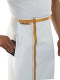 Genxt velcro pocket dhoti C498 3/4 Cream [40-42 size]