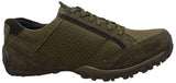 Woodland Men's Olive Green Leather Sneakers - 8 UK/India (42 EU)