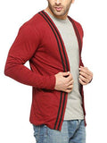 Gritstones Round Neck Full Sleeve Men'S Shrug GSFSSHG1304MRNBLK - NEIGHBOUR JOY