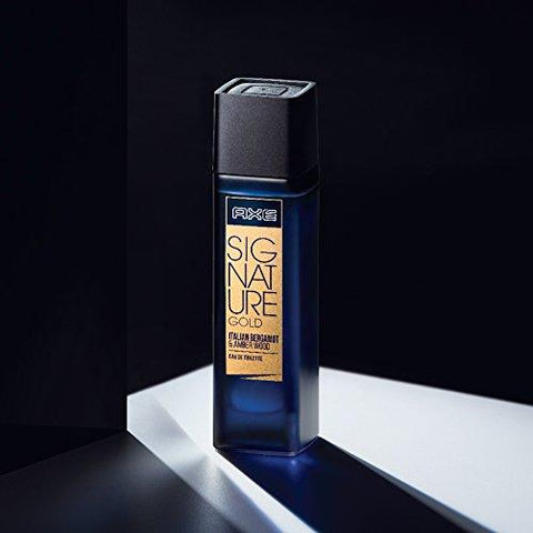 AXE Signature Gold Italian Bergamot Amber Wood Perfume, 80ml