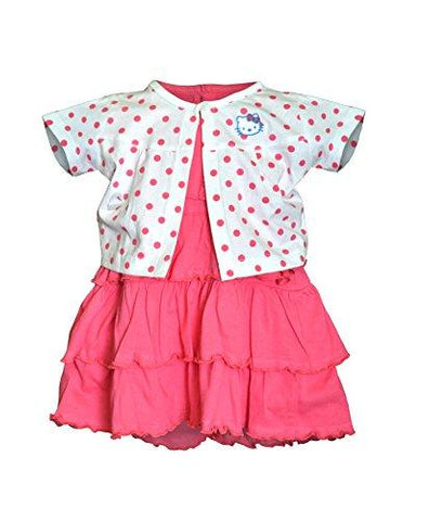 Orange and Orchid Baby Girls Cotton Frock (Pink, 0-6 Months) - NEIGHBOUR JOY