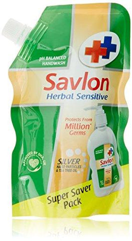 Savlon Handwash, Herbal Sensitive, 185ml (Pack of 3) - NEIGHBOUR JOY