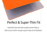 MOCA' Hard Shell Skin Cover Case For Apple MacBook Air 13" 13.3" inch A1369 , A1466 With 3 SAViOUR Accessories (Orange)