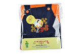 Kuchipoo Baby Dungaree Kids Dungaree Set (KUC-DUN-123, Blue & Orange, 0-6 Months) - NEIGHBOUR JOY