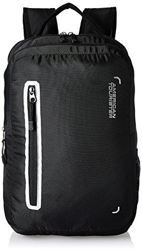 American Tourister Polyester 27 Ltrs Black Laptop Backpack (AMT BOP2017 LAPTOP BKPK4-BLACK) - NEIGHBOUR JOY