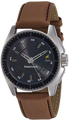 Fastrack Black Dial Fastrack Watch For Men Under 2000 Fastrack